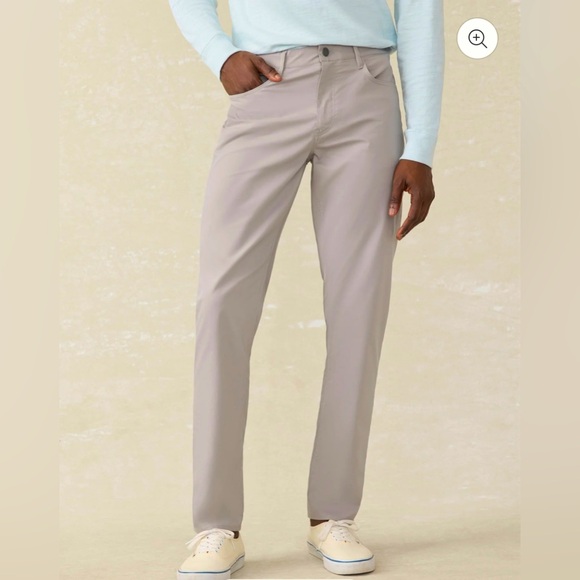 Faherty | Pants | Faherty Movement 5pocket Pants Men 32 Rock Grey Slim ...